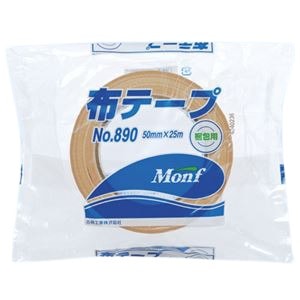（まとめ）古藤工業 布粘着テープ No.890 50mmx25m NO890 1巻 [x50セット]