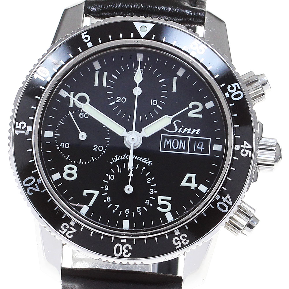 ジン Sinn 103 クロノグラフ デイデイト 自動巻き メンズ _839697【中古】 246,900円
