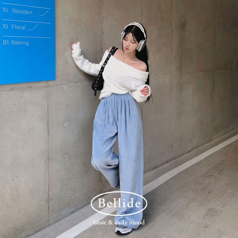 [MADE] パンツベロアワイドトレーニングパンツ pt1382