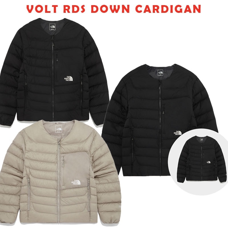 韓国正規品保証 関税負担なし NJ1DQ59A VOLT RDS DOWN CARDIGAN デイリー 基本 着装 男子 女子 人気 韓国 ファッション 男女共用 アウトドア