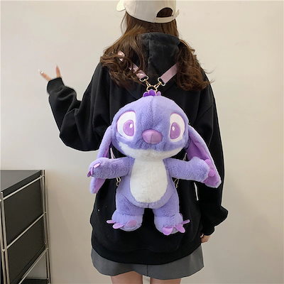 スティッチぬいぐるみリュックと耳付きカチューシャセット スティッチぬいぐるみリュックと耳付きカチューシャセット リロ