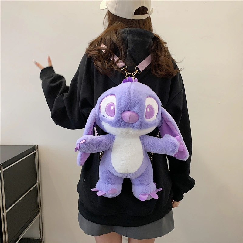 Qoo10] スティッチのぬいぐるみのリュックサックの : バッグ・雑貨