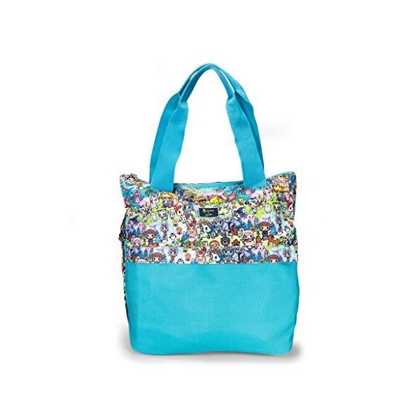 JuJuBe x Tokodoki All That Tote Bag Lightweight Everyday Travel Tote Bag Fantasy Paradise 並行輸入品