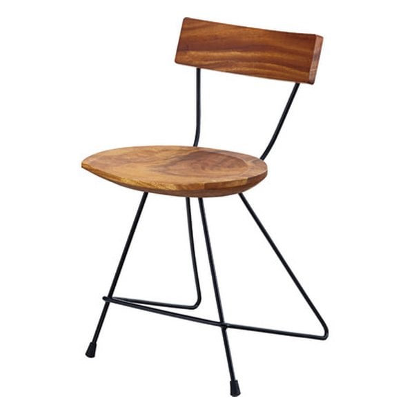 ジェラルド ウッドチェア ブラウン 幅42×奥行き47.5×高さ70.5×座面高45.5cm JW-108