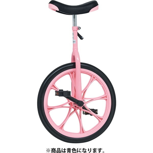 学校体育器具 ノーパンク一輪車18 ブルー T1161B