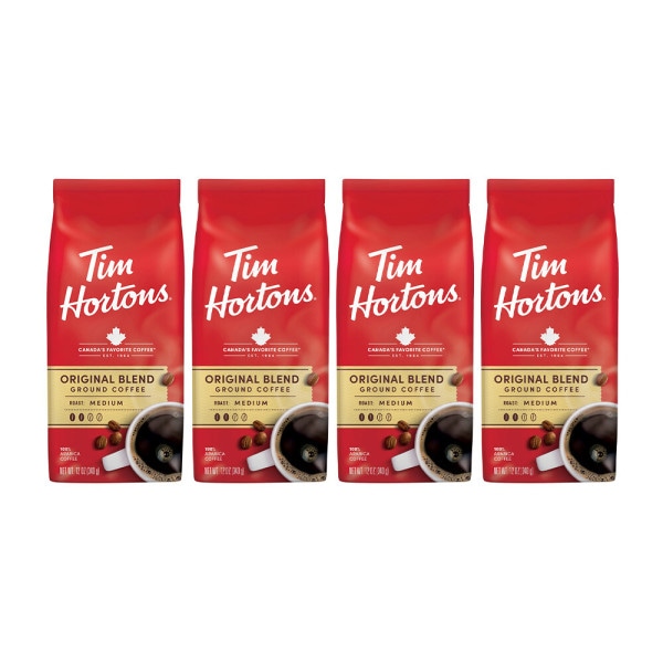 人気カラーの Tim Hortons ティムホートンズ4-SETオリジナルブレンド挽きコーヒーミディアムロースト12oz インスタントコーヒー -  flaviogimenis.com.br