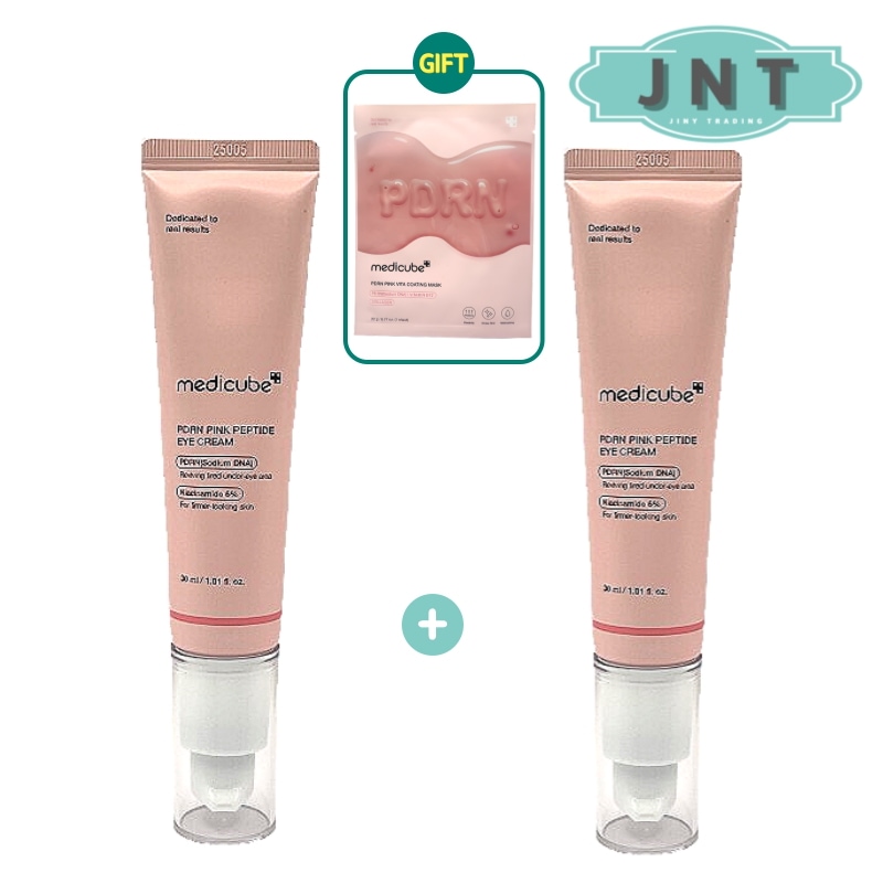 [1+1] PDRN ピンクペプチド アイクリーム 30ml 2個セット 水分 保湿 韓国化粧品 韓国美容ギフト