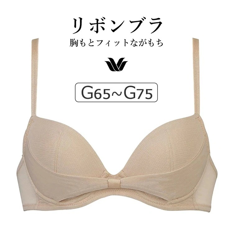 ワコール リボンブラ BCL410シリーズ ブラジャー単品 Gカップ アンダー65/70/75cm BCL410
