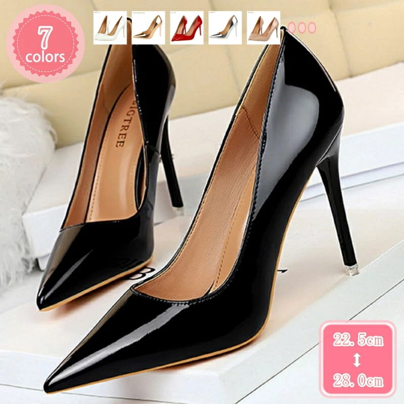 500円OFFクーポン セクシー ハイヒール パンプス 大きいサイズ 小さいサイズ 黒 11CMヒール レディース メンズ ピンヒール ポインテッドトゥ 可愛い 衣装 女装 女性 男性 用 ハイヒール