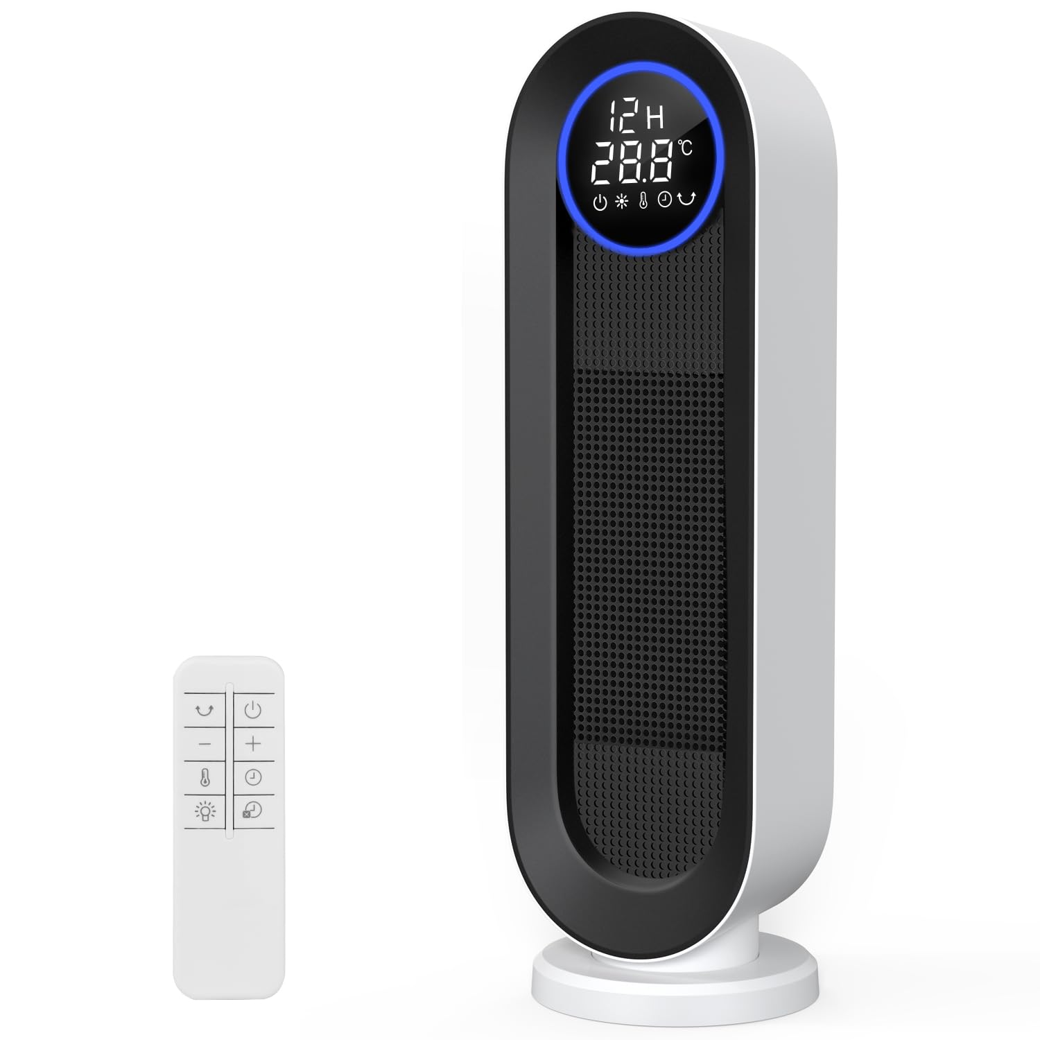 セ ラミックヒーター【2024年モデル＆ECO恒温運転】電気ストーブ 節電対策 暖房器具 省エネ 自動首振り 電気ヒーター LED大型ディスプレ タイマー機能 セ ラミックファンヒーター おしゃれ 8