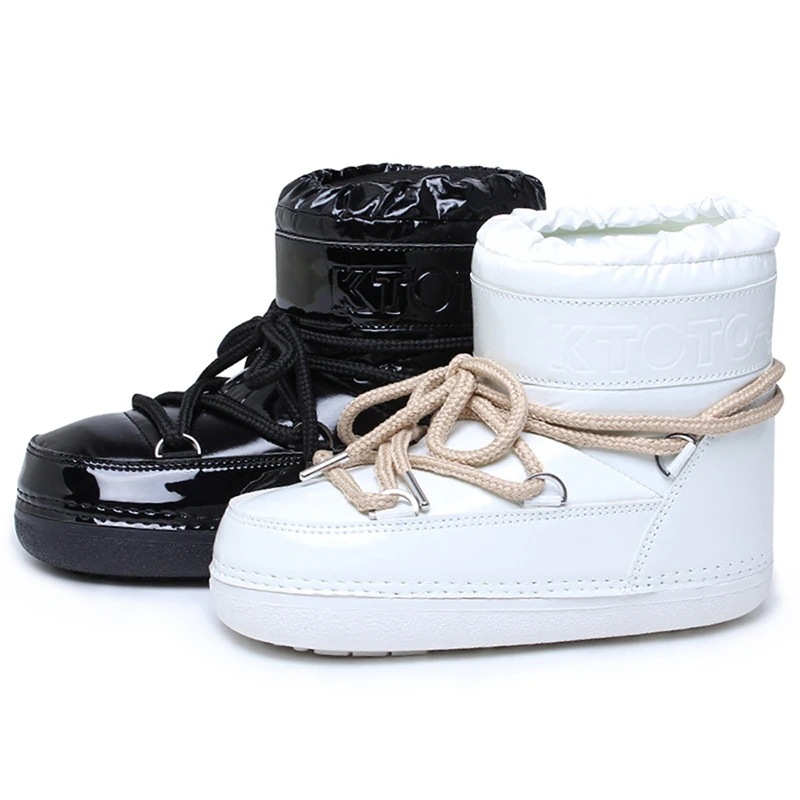 雪靴 防寒靴 秋冬 ショートブーツ ミドルブーツ シューズ スノーシューズ スノーブーツ 黒 白 レディース 女性 スキーブーツ 韓国風 可愛い おしゃれ ブーツ 防水 冬靴 滑り止め 暖かい