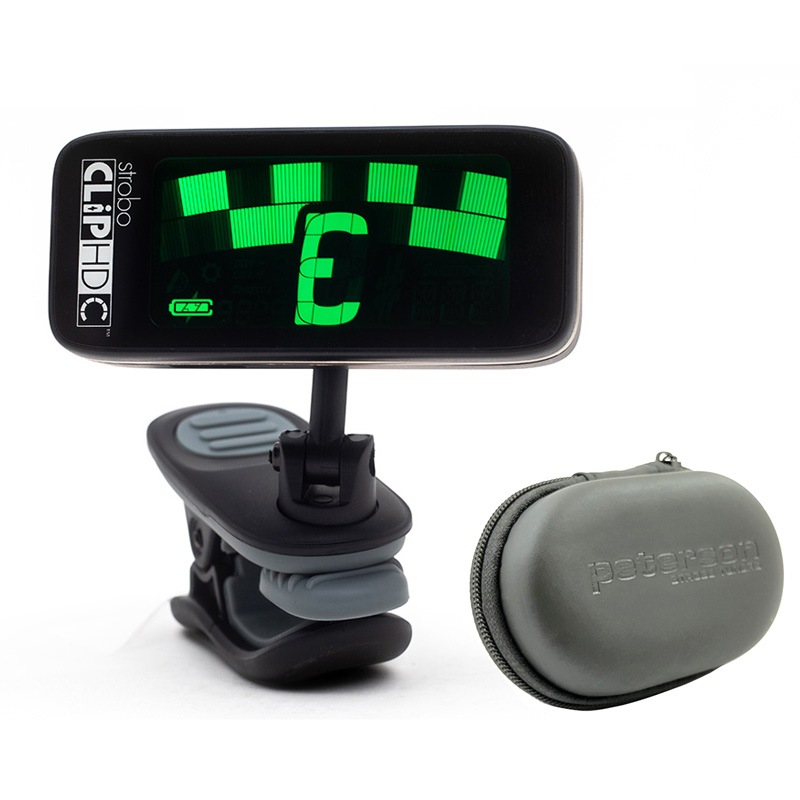 StroboClip HDC クリップ式ストロボチューナー 高精度 ギター ベース バンジョー ウクレレ対応 カラー液晶 USB充電対応 SC-HDC