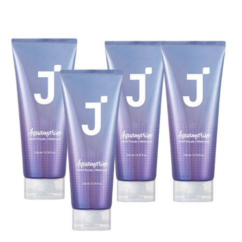 4EA パープルジェイアクアマリンウォーターパック200ml * 4EA / 洗わないヘアパック/