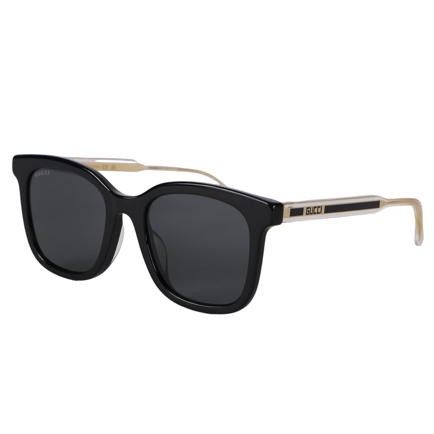 サングラス メンズ レディース アジアンフィット UVカット ケース付 ブラック 黒 GG0562SKN-001 母の日