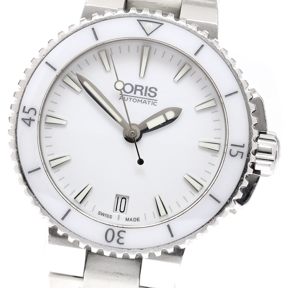 オリス ORIS 7652 アクイス デイト 自動巻き ボーイズ _914921【中古】