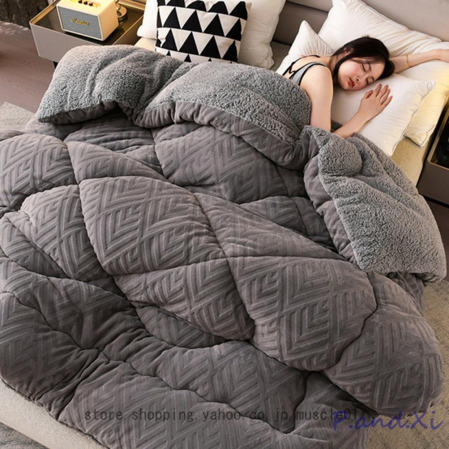 掛け布団 冬用布団 保温 布団 シングル 暖かい 中綿入り フランネル 冬用 あったか 吸湿発熱わた 蓄熱 極厚 ボリューム 洗える 静電防止 ふわふわ 掛布団