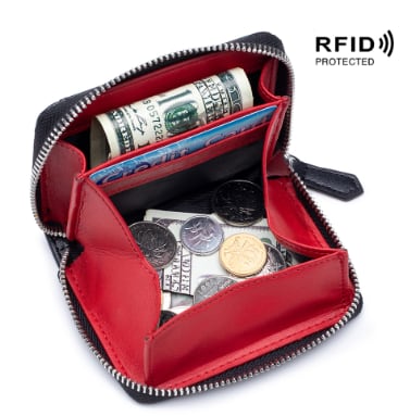 財布 ウォレット お財布 コインケース 小銭入れ フラグメントケース ミニマム財布 薄い財布 コンパクト財布 ミニ財布 ミニ ウォレット スマートウォレット ラウンドファスナー bk0295