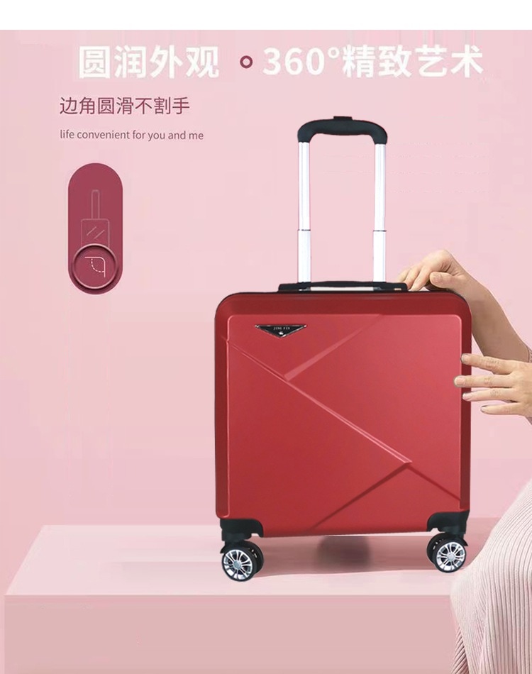 女性用軽量機内持ち込みスーツケース 20 インチスーツケース ミニユニバーサルホイールトロリーケース 男性用 18 インチ小型スーツケース 旅行用パスワードスーツケース 8,276円