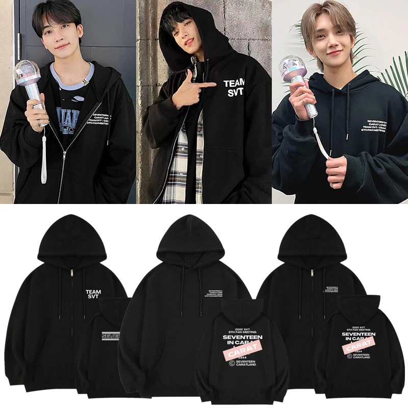 期間限定Seventeen 6周年記念svtcaratlandコンサート衣装服緩くて薄いベルベット 2枚購入でカード1パスケース