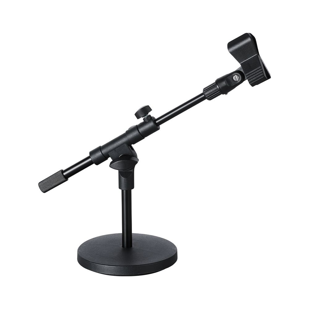 スピーカー付きマイク対応卓上スタンド SPMS2クロ