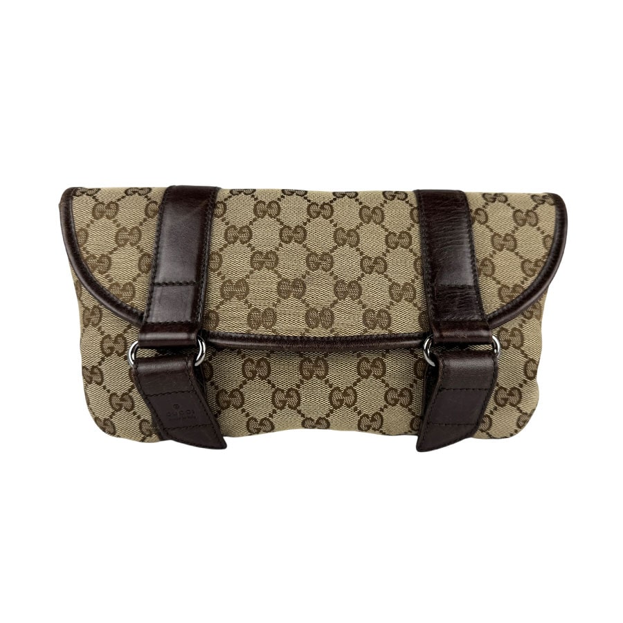グッチ GUCCI ウエストバッグ ボディバッグ GGキャンバス/レザー ブラウン ユニセックス 145851 z5766