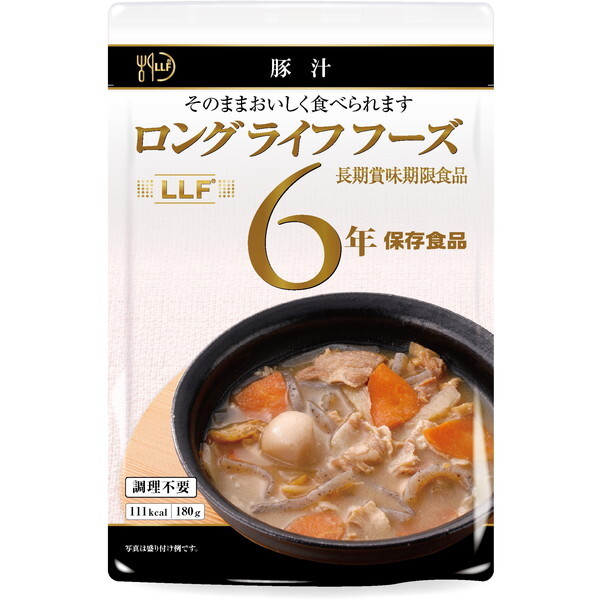 ロングライフフーズ 豚汁 1ケース(50袋入) 保存食