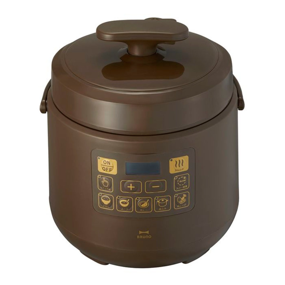 マルチ圧力クッカー 電気圧力鍋 ほったらかし調理 炊飯器煮物スープカレー スロー調整 調理家電 キッチン家電 1.5L 時短料理 簡単 ブラウンBOE058-BR コストコ 直送品