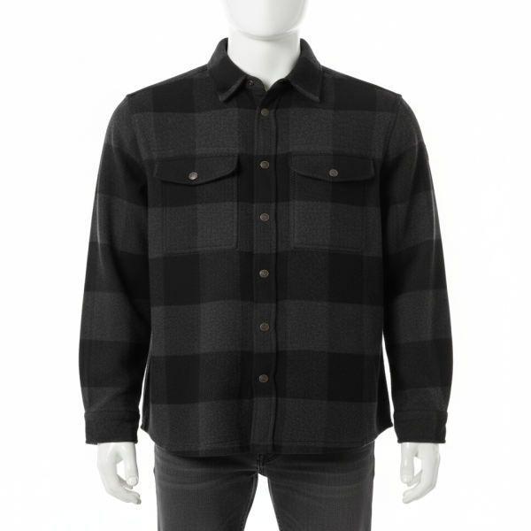 FJALLRAVEN 25FW 男性 カナダ シャツ ブラック 90631550 CANADA SHIRT M BLACK 826584