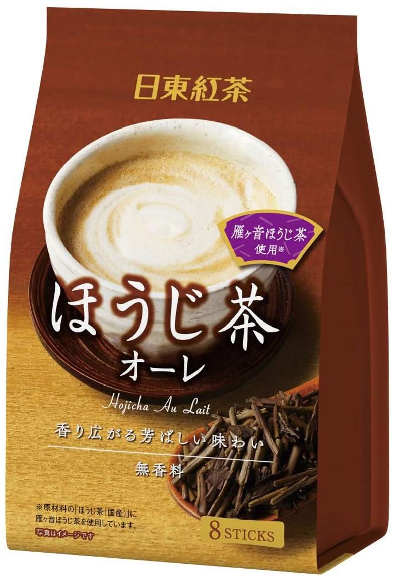 お気に入り】 日東紅茶 ほうじ茶オーレ 粉末 4個 8本入 緑茶 - flaviogimenis.com.br