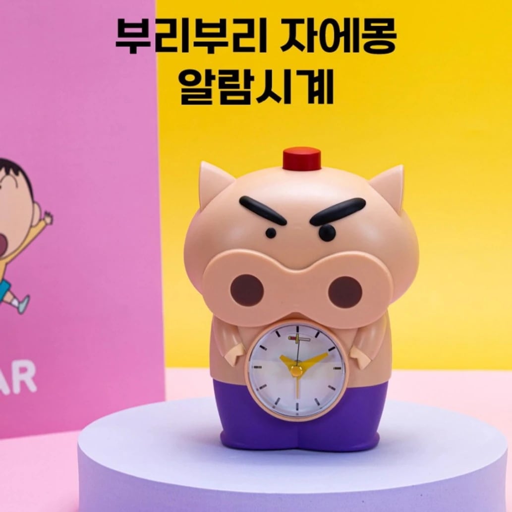 の正義のメッセンジャーファッティザエモン目覚まし時計オフィス寮デスクトップ装飾