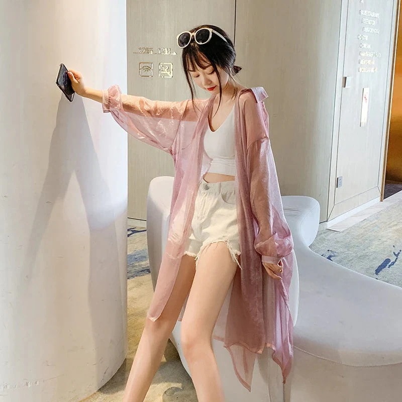 大人気 ロングカーディガン 韓風ファッション アウター レディーストップスHZ11