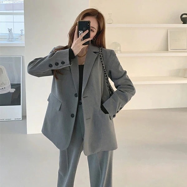 スカートその他 スカートワイドパンツ トレンド 春服 きれいめ 着痩せ レディース おしゃれ パンツスーツ オフィス 20代 脚長効果 カジュアル 3 スッキリ セットアップ ゆったり 通勤 長
