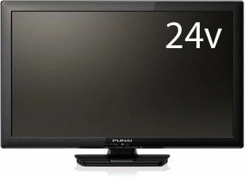 【動作確認済】【中古】本体・リモコンのみ フナイ 24型 液晶テレビ FL-24HB2000 ブラック系 2018年製
