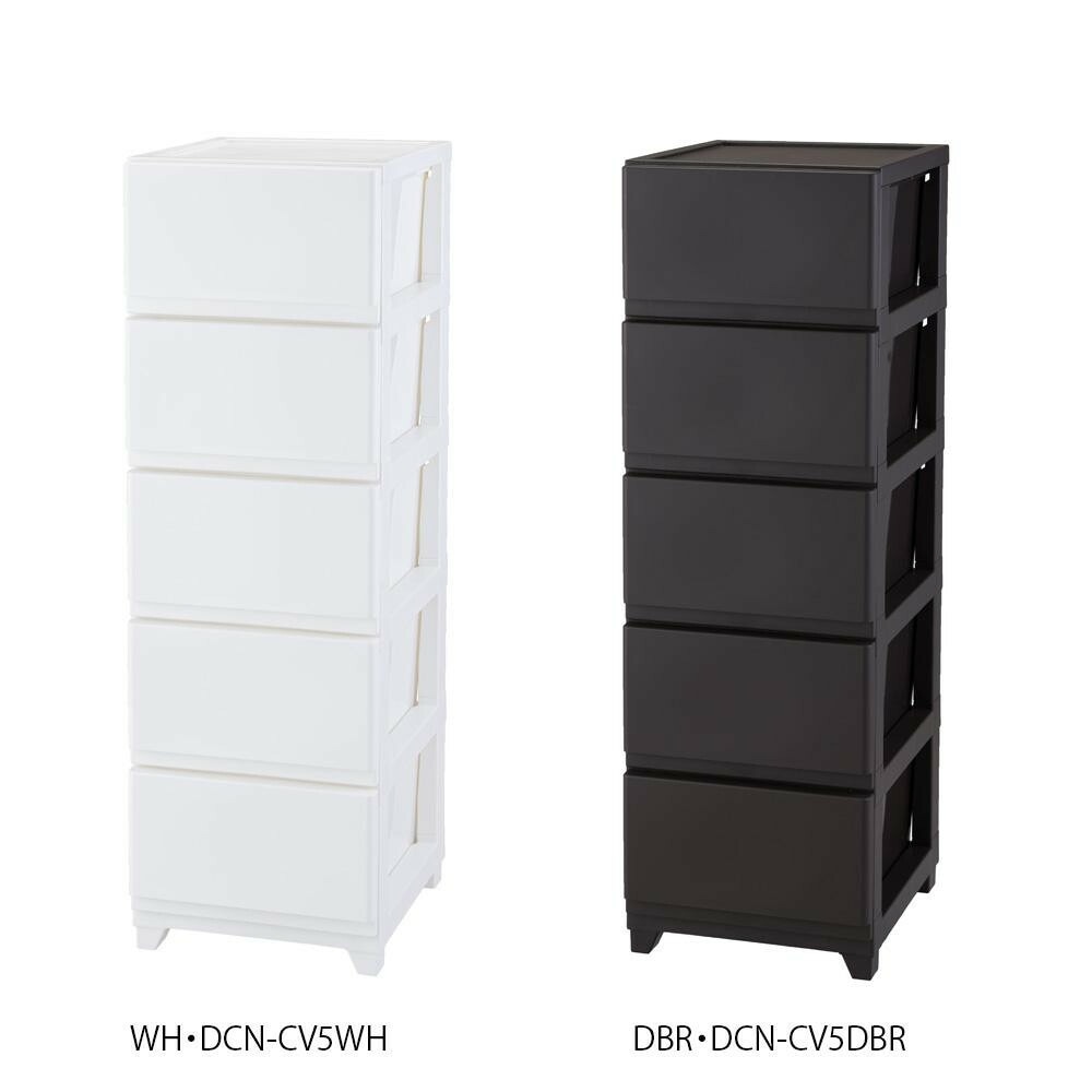 収納用品 デコニーシーヴォ 5段 組立式 DBR/DCN-CV5DBR