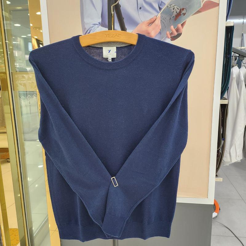 YJESCD492 ラウンド カシミア混紡 暖かい冬ニット