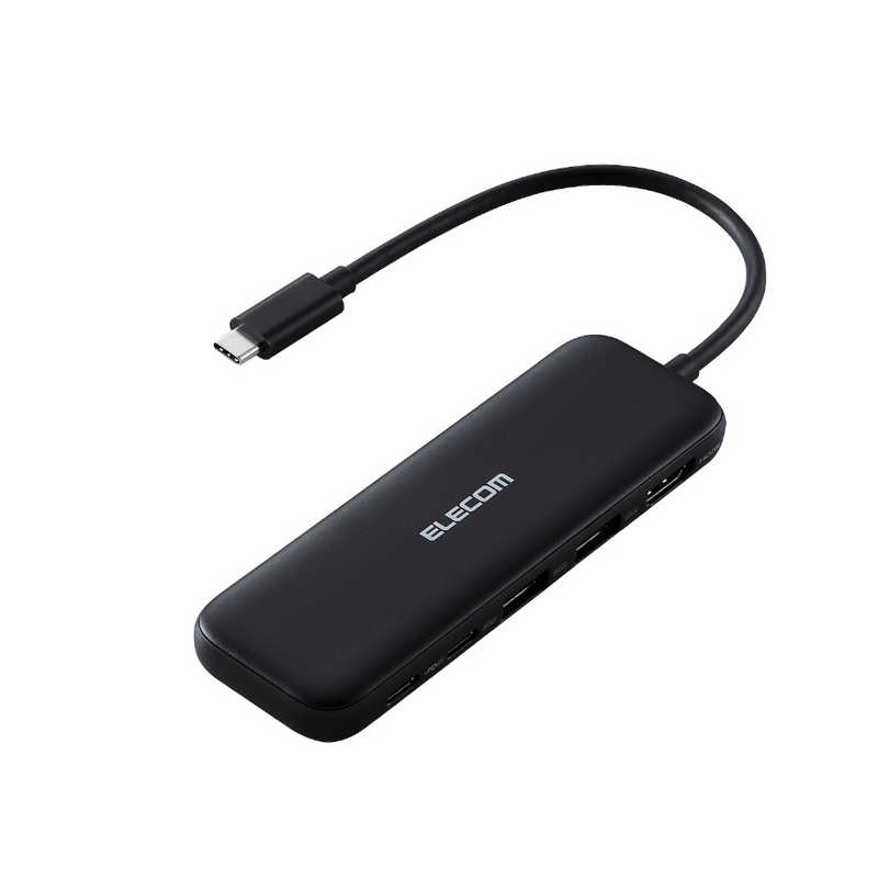 エレコム　ELECOM　Type-Cドッキングステーション USB PD対応 USB-A×2 USB-C×2 HDMI(4K30Hz)　DST-050BPBK 4,779円