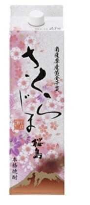 【送料無料】本坊酒造 さくらじま 芋 25度 パック 1800ml 1.8L6本【北海道沖縄県東北四国九州地方は必ず送料が掛かります】