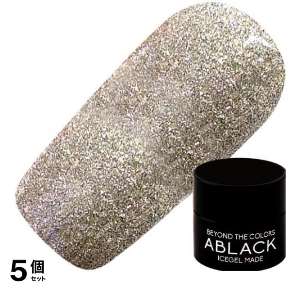 ICEGEL(アイスジェル) A BLACK スターギャラクシージェル 1163 MILKY WAY ライトトープ 3g 5個セット