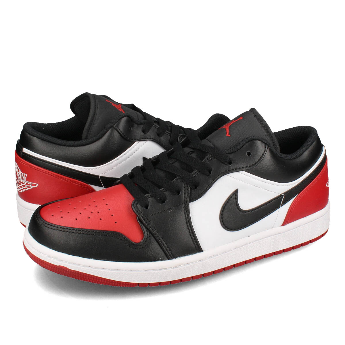 NIKE AIR JORDAN 1 LOW WHITE/BLACK/VARSITY RED/WHITE