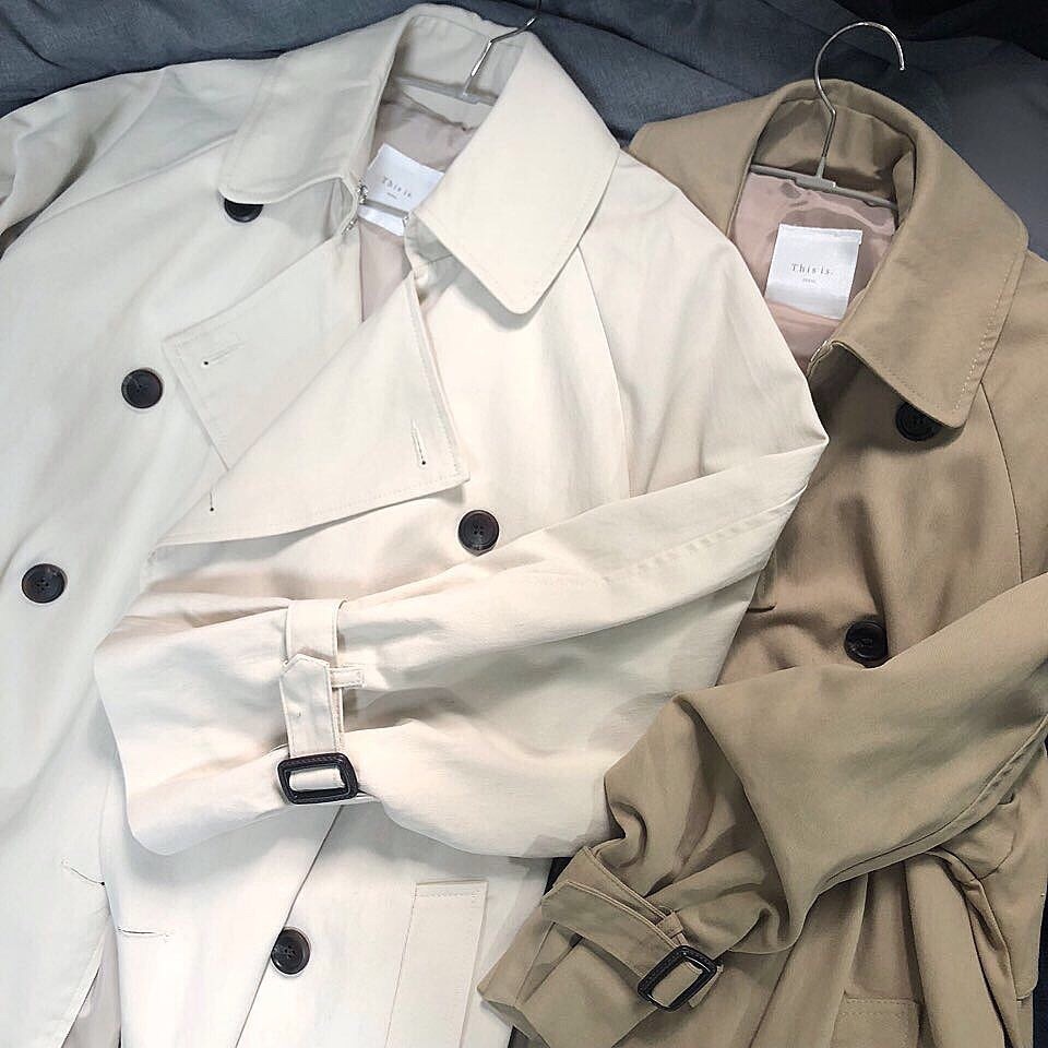 (フィット超綺麗) ロエ トレンチコート 3color
