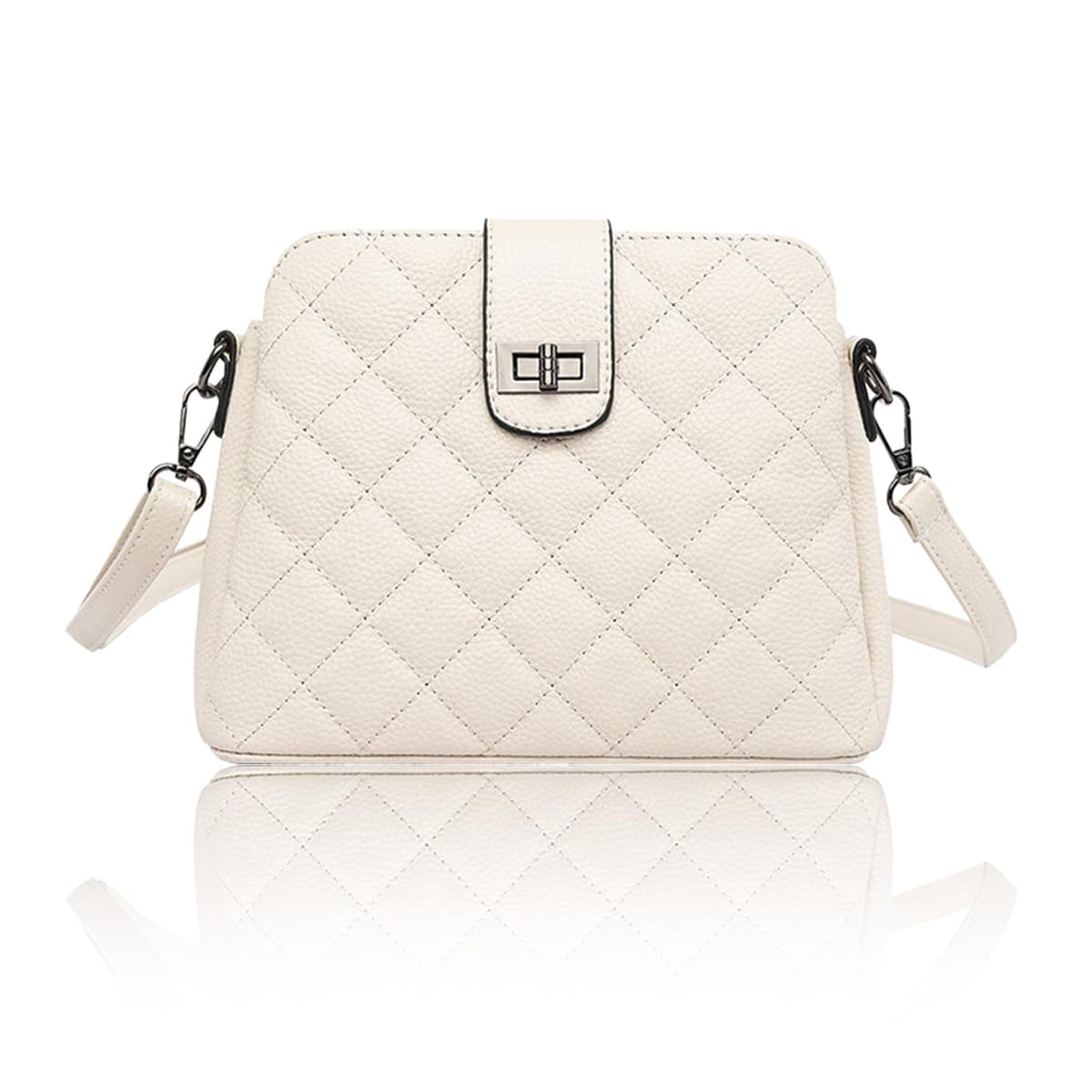 [haroi] ショルダーバッグ レディース 斜めがけ 本革 小さめ 軽量 大容量 キルティングバッグ ミニショルダーバッグ カジュアルバッグ ポシェット ミニバッグ