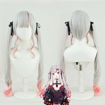 団体購入10点セットハロウィン コスプレ 衣装 子供 大人百鬼あやめ　バーチャル　ホロライブ　YouTuber　Vtuber　コスプレ　ウィッグ 5,467円