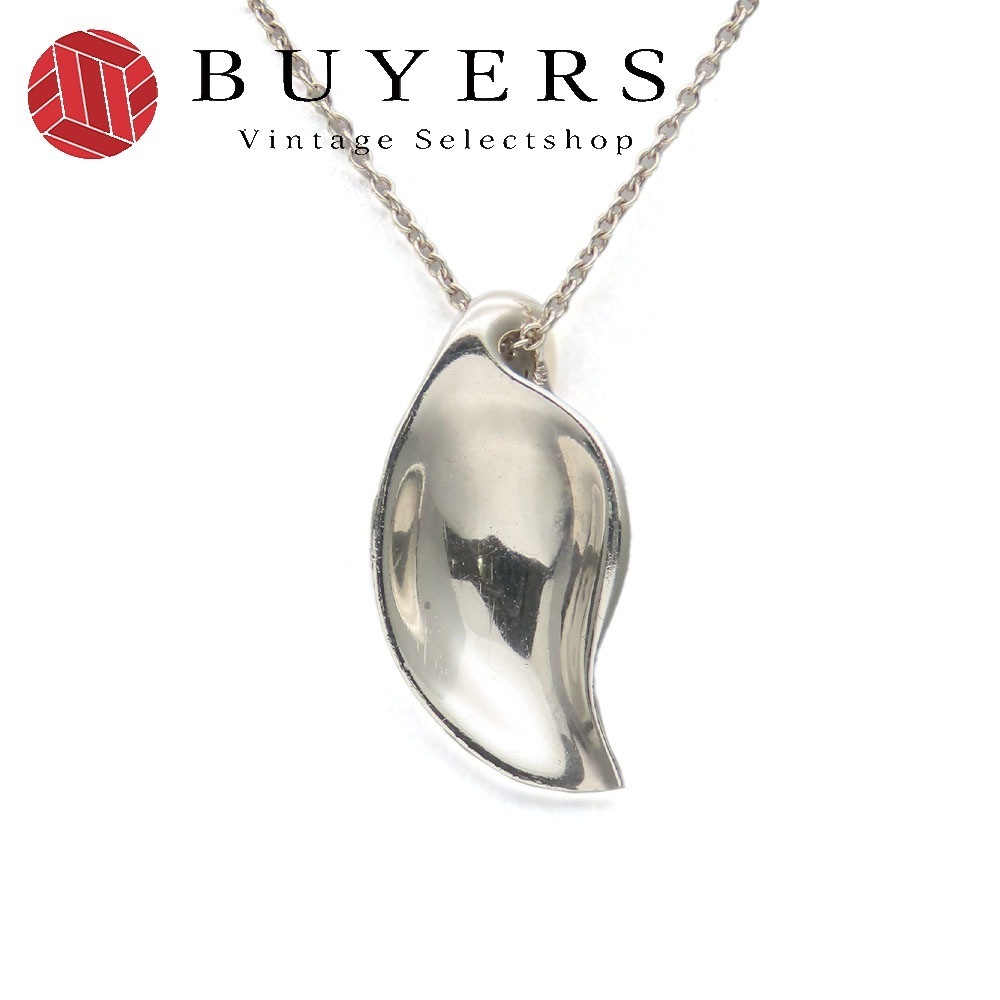 中古 ネックレス リーフモチーフ シルバー925 約3.4g シルバー エルサペレッティ アクセサリー 小物 レディース 女性 14,212円