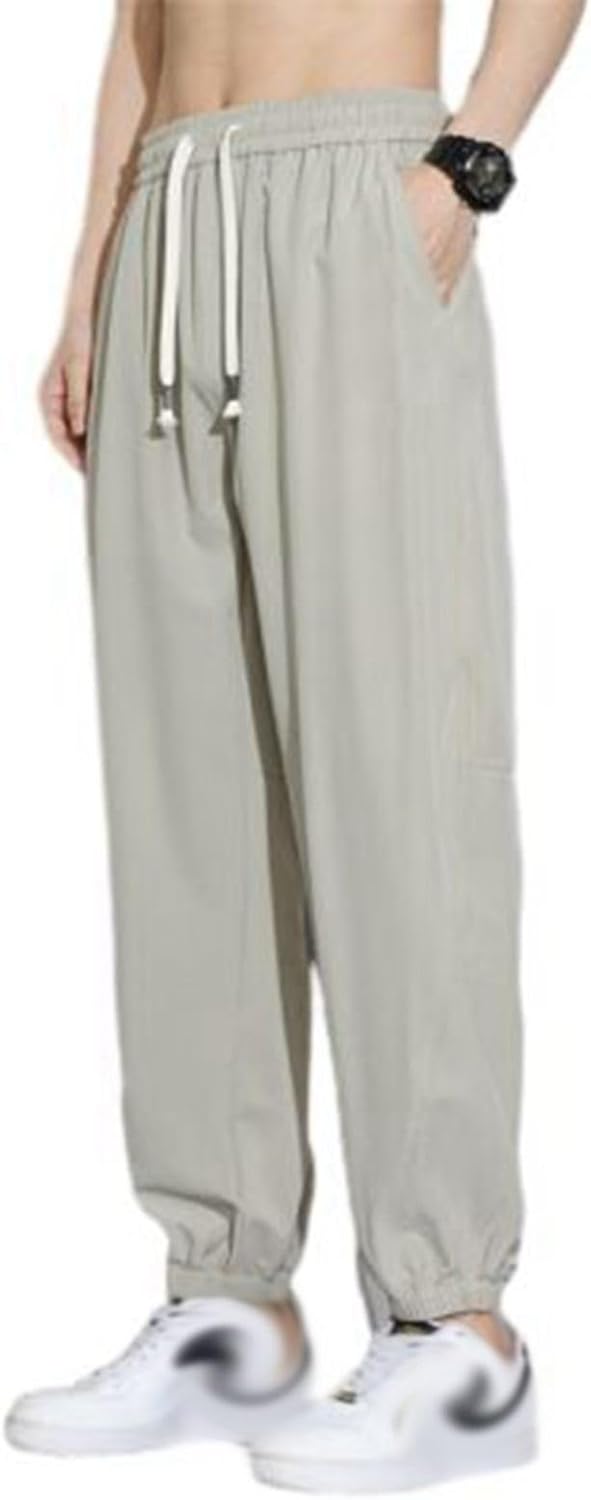 アクティブパンツ メンズ ロングズボン スウェットパンツ チノパン 春夏秋用 薄手 ウエストゴム調整でき 裾リブ シンプル 着用感 実用性 通学 普段着 アウトドア シンプル