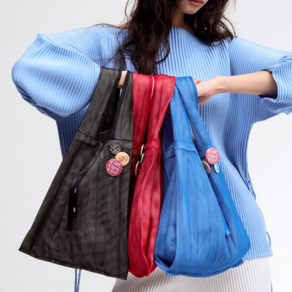 ラフリ メッシュピンバッジ トートバッグ LPACM025C01