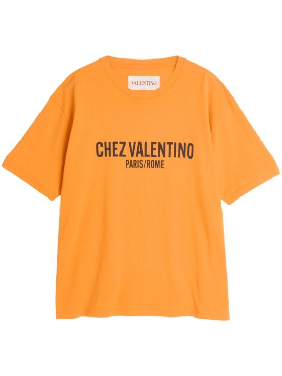 VALENTINO GARAVANI Men T-Shirts 6V3MG16P APG146 Orange