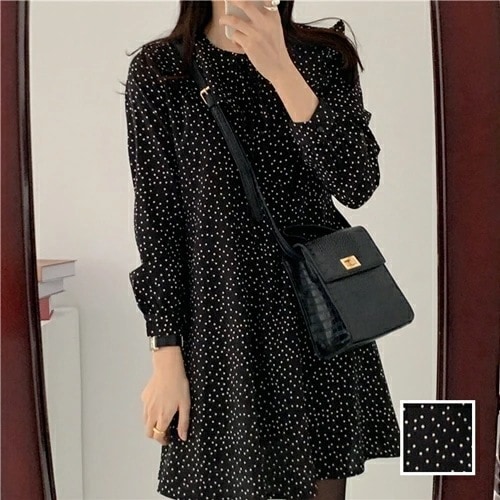 ワンピース カジュアル ショート ミニ丈ワンピ 韓国 ファッション レディース 春 秋 冬 カジュアル コーデ シンプル 定番 セレカジ 20代 30代 40代 2025 ビッグカラー フラウン