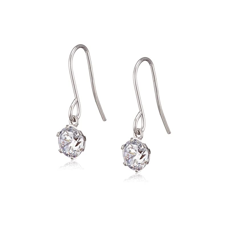 [エステール] キュービックジルコニア(CZ) ホワイトゴールド K18 ピアス 0231-3442