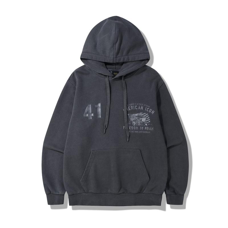 [] 25FW 新商品 (共用) ガーメントダイイング 41 フード付きTシャツ JQ3THU067