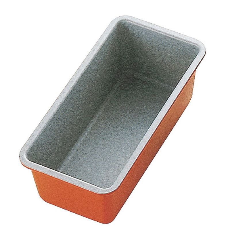 （まとめ買い）霜鳥製作所 トッピングオレンジ パウンドケーキ型 中 B-106 [x3]